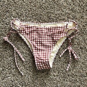 Seafolly Brown Checkered Bikini Bottom
